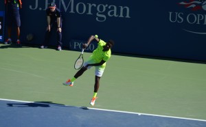 Frances Tiafoe (*98 / USA) - 1st service in the match - 1 of 3 - 2016 US.Open - NYC