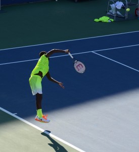 Frances Tiafoe (*98 / USA) - 1st service in the match - 1 of 3 - 2016 US.Open - NYC